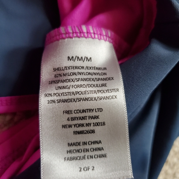 New Free Country Active Shorts size M - Picture 5 of 7